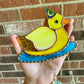 Lucky Ducky Stained Glass Suncatcher