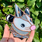 Mini Star Wizard Opossum Stained Glass Ornament