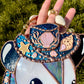 Mermaid Cowboy Opossum Stained Glass Suncatcher