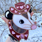 Pink Pony Opossum Stained Glass Suncatcher