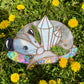 Crystal Guardian Opossum Stained Glass
