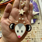 Star Opossum Stained Glass Charm