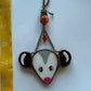 Pumpkin Opossum Car Charm