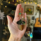 Golden Green Mushroom Acorn Car Charm