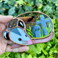 Cemetery Mini Halloween Opossum Stained Glass Suncatcher