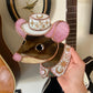Celestial Cowboy Mouse Stained Glass Suncatcher