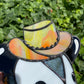 Tie Dye Cowboy Opossum Stained Glass Suncatcher