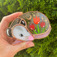 Tulips (3) Sleepy Opossum Mini Stained Glass Suncatcher