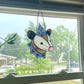 Purple Heart Stained Glass Opossum