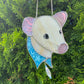 Tan Bandana Rat Stained Glass Suncatcher