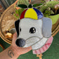 Helicopter Hat Puppy Stained Glass Suncatcher
