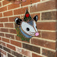 Tulip Wizard Mini Opossum Stained Glass Ornament
