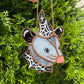 Mini Spiderweb (version 2) Wizard Opossum Stained Glass Suncatcher