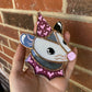 Mini Lovely Opossum Stained Glass Ornament