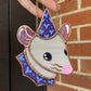 Mini Grey Rat Stained Glass Ornament