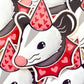Lovely Opossum Waterproof Vinyl Sticker