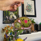 Mini Tan Tulip Rat Mushroom Stained Glass Suncatcher