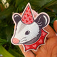 Lovely Opossum Waterproof Vinyl Sticker