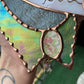 Love Cowboy Opossum Stained Glass Suncatcher