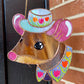 Tulip Mouse Stained Glass Suncatcher