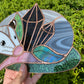 Amethyst Crystal Guardian Opossum Stained Glass Opossum