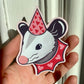 Lovely Opossum Waterproof Vinyl Sticker