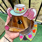 Tulip Mouse Stained Glass Suncatcher