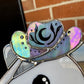 Cosmic Screaming Cowboy Opossum Stained Glass Suncatcher