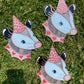 Lovely Opossum Stained Glass Suncatcher