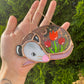 Tulips (3) Sleepy Opossum Mini Stained Glass Suncatcher