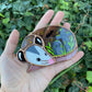 Cemetery Mini Halloween Opossum Stained Glass Suncatcher