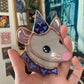 Mini Grey Rat Stained Glass Ornament