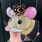 Celestial Cowboy Mouse Stained Glass Suncatcher