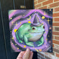 Wizard Frog Embellished Print