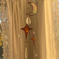 Moon and Stars Stained Glass Suncatcher