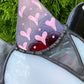 Red Valentine Opossum Stained Glass Suncatcher