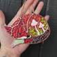 Mini Mushroom Fox Stained Glass Suncatcher