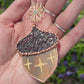 Flower Star Acorn Rear View Mirror Hanger