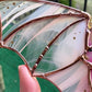 Pink Haze Wizard Bat Stained Glass Suncatcher