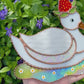(Cracked) Iridescent Strawberry Duck Stained Glass Suncatcher