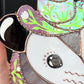 Green Tulip Stained Glass Opossum
