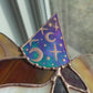 Wizard Raccoon Stained Glass Suncatcher