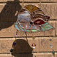 Mini Raccoon Stained Glass Suncatcher