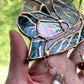 Mini Opossum Stained Glass Suncatcher
