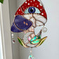 Third Eye Amanita Mushroom Suncatcher