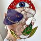 Third Eye Amanita Mushroom Suncatcher