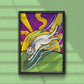 Makka: The Cat of the Cosmos- The Sun Catcher Print 8.5" x11"