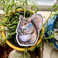 Mitten Squirrel Waterproof Vinyl Sticker 3”