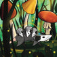 Forest Stroll Opossum Print
