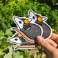 Candy Corn Hat Opossum Halloween Waterproof Sticker